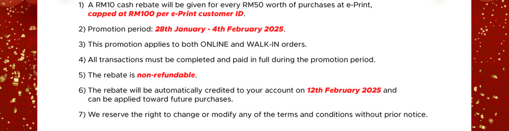 CNY Promotion