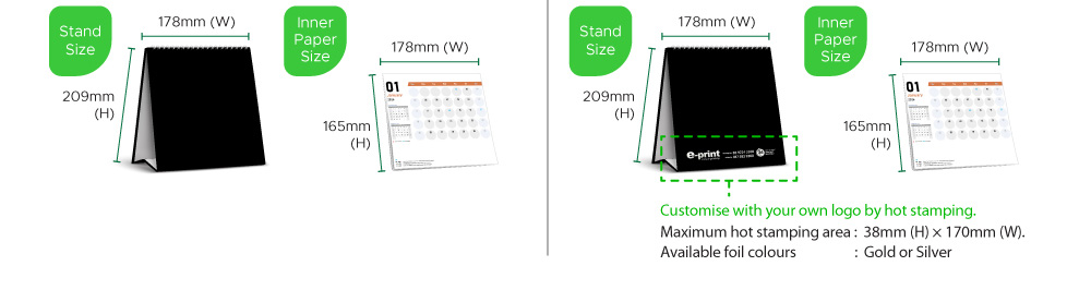 desk calendar
