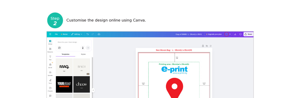 Design & Print with Canva