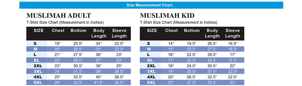 sublimation shirts - muslimah