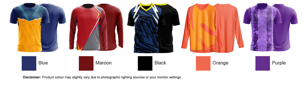 one shide sublimation shirts