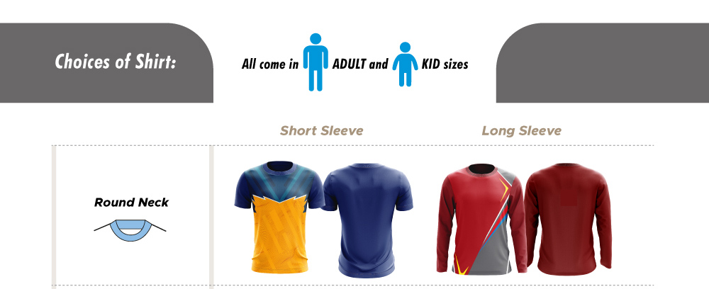 one shide sublimation shirts