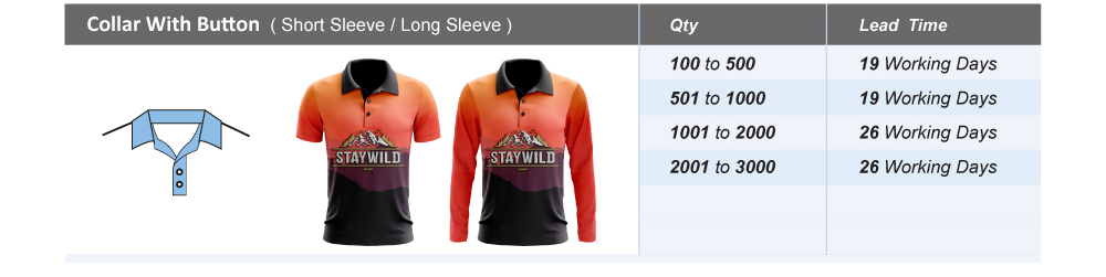 one shide sublimation shirts