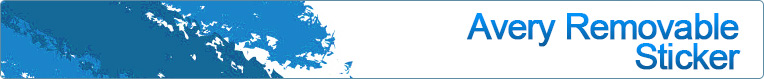 Avery Outdoor Removable Sticker