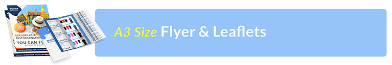 A3 Flyers & Leaflets