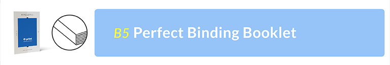 B5 Perfect Binding Booklet