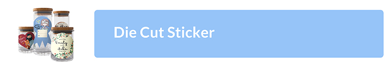 Synthetic Sticker With Die Cut