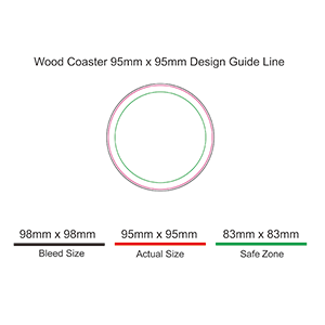 Coaster - 95mm - Round