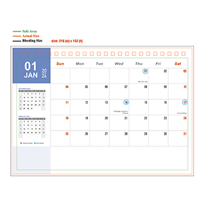 2026 Calendar - Type B - 01